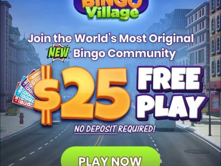 BingoVillage $25 Free Play